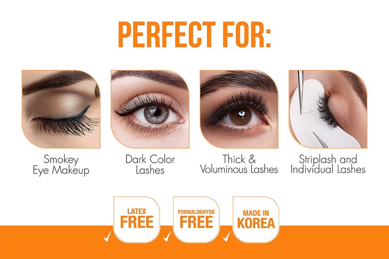 DUO Strip Lash Adhesive - Dark Tone, Waterproof Lash Glue for Eyelash Clusters, Long Lasting Wear, 0.18 oz - Image 5